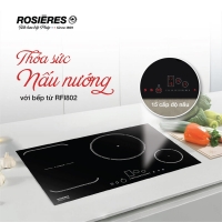 Bếp từ mở rộng 80cm âm bàn Rosieres RFI802