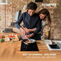 Bếp từ Rosieres MI1301 có 2 vùng nấu âm bàn Domino