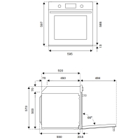 Lò nướng âm tủ Bertazzoni F6011PROELX