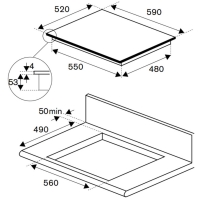 Bếp từ Bertazzoni P603I30NV