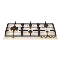 Bếp gas âm Bertazzoni P905LHERAX