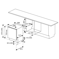 Máy rữa chén âm tủ Bertazzoni DW6083PRT