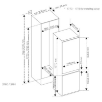 Tủ lạnh âm tủ Bertazzoni REF603BBNPVC/20