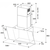 Máy hút khói khử mùi Bertazzoni KV90MOD1NA