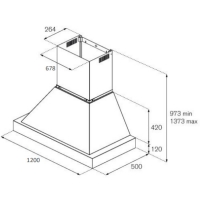 Máy hút khói khử mùi Bertazzoni K120HERTX+KC48HERTAV