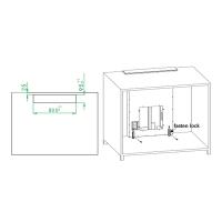 Máy hút mùi âm bàn 90cm Rosieres RDD9800/1B/1