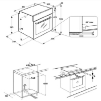 Lò nướng âm tủ Whirlpool AKP3534HIXAUS 71L