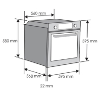 Lò nướng âm tủ 8 chức năng Rosieres RFN3151PN/E