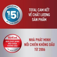 Nồi chiên không dầu điện tử Tefal Dual Easy Fry & Grill EY905D10