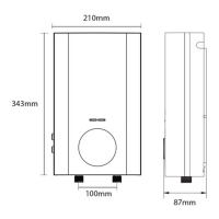 Máy nước nóng trực tiếp ViessMann Vitowell Easy Classic C1 45P-V có bơm