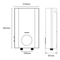 Máy nước nóng trực tiếp ViessMann Vitowell Easy Premium P1 45P-V có bơm