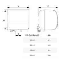 Máy nước nóng gián tiếp ViessMann Vitowell Comfort C2 R30 2.5KW-VN