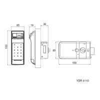 Khóa vân tay Yale YDR4110+