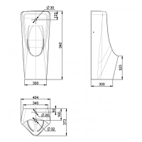 Bồn tiểu nam đặt sàn American Standard WP-6605T