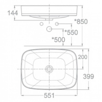 Lavabo để bàn American Standard WP-0628