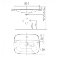 Lavabo để bàn American Standard VF-0420