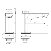 Vòi lavabo lạnh American Standard WF-T823