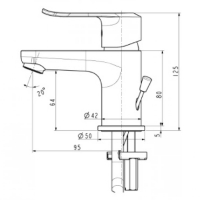 Vòi lavabo NL nóng lạnh American Standard WF-0701