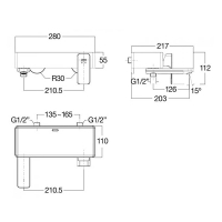 Vòi tắm sen nóng lạnh Acacia E American Standard WF-1311