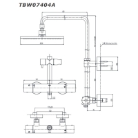 Sen tắm nhiệt độ Toto TBW07404A