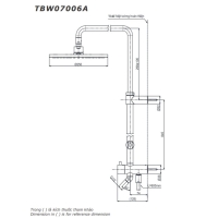 Sen tắm Toto TBW07006A