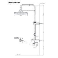 Sen tắm nóng lạnh Toto TBW01002BA