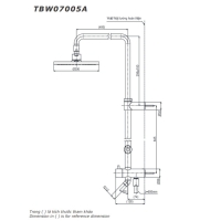 Sen tắm cây Toto TBW07005A