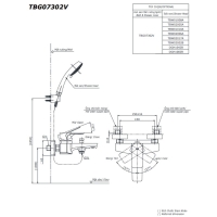 Bộ sen tắm nóng lạnh GE Toto TBG07302VA/DGH104ZR