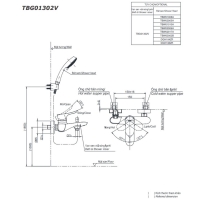 Bộ sen tắm nóng lạnh GO Toto TBG01302VA/TBW01010A