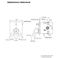 Van gật gù điều chỉnh nóng lạnh GM Toto TBG09304VA/TBN01001B