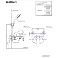 Bộ sen tắm nóng lạnh GM Toto TBG09302VA/DGH104ZR