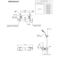 Sen tắm nhiệt độ Toto TBV03431V