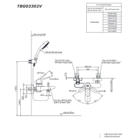 Bộ sen tắm nóng lạnh GS Toto TBG03302VA/TBW03002B