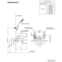 Bộ sen tắm nóng lạnh GR Toto TBG02302VA/DGH108ZR