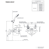 Bộ sen tắm nóng lạnh GO Toto TBG01302VA/DGH104ZR