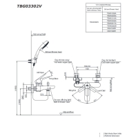 Bộ sen tắm nóng lạnh GS Toto TBG03302VA/DGH108ZR