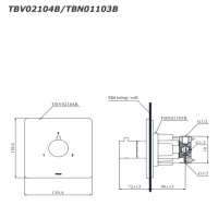 Van chuyển hướng Toto TBV01104B/TBN01103B