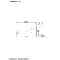 Vòi xả bồn GC Toto TBG08001B