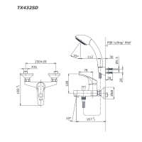 Sen tắm nóng lạnh Toto TX432SDN