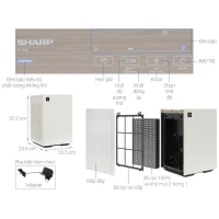 Máy lọc không khí Sharp FP-S40V-W 23W