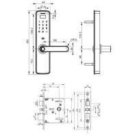 Khóa điện tử Hafele DL7100 912.05.498