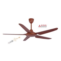 Quạt trần 5 cánh màu gỗ tự nhiên Asia Lighting QT05-G-02