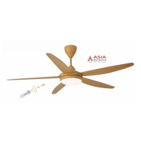 Quạt trần 5 cánh màu gỗ Asia Lighting QT07-G-01