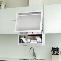 Giá bát đĩa nâng hạ điện có sấy khô Garis ML06.75HC (Kèm khung gỗ + mặt cánh)