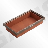 Ngăn kéo để đồ gập khung nhôm, bọc da Garis GW02R.6R