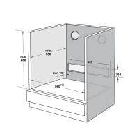  Lò nướng kết hợp hấp âm tủ Hafele 72 lít HSO-8T72A, Series 800 538.61.461