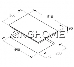 Bếp ga Cata LCI 302 BK 08047406