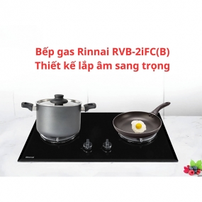 Bếp gas âm Rinnai RVB-2iFC(B)