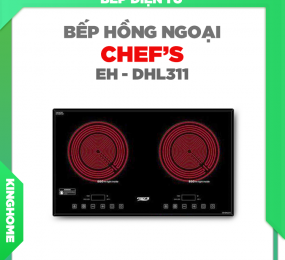Bếp hồng ngoại đôi Chef's EH-DHL311