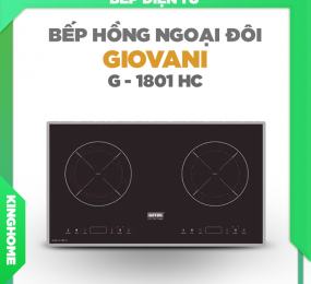 Bếp đôi điện từ hồng ngoại Giovani G-1801 HC